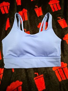 Avia Light Blue Double-Strap Sports Bra